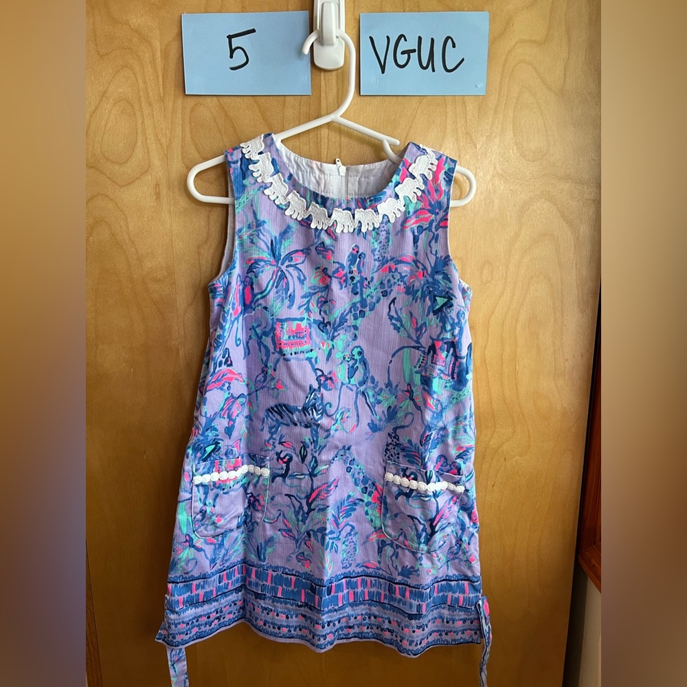 Lilly Pulitzer Kids Dress in Purple and Pink